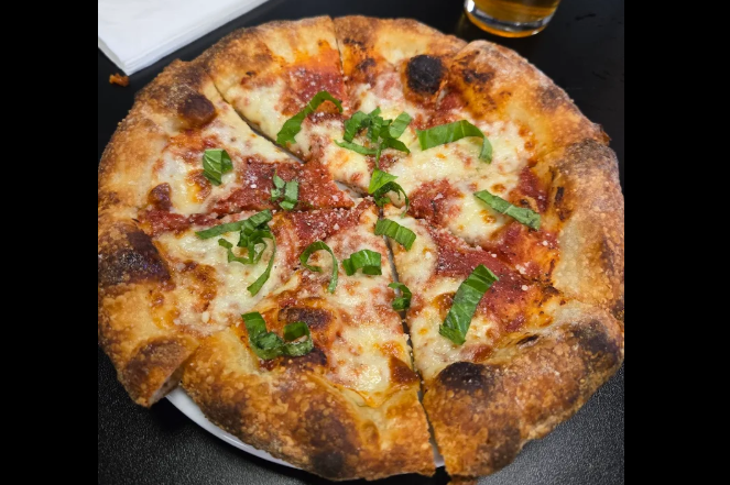 Reviewer's pizza photo